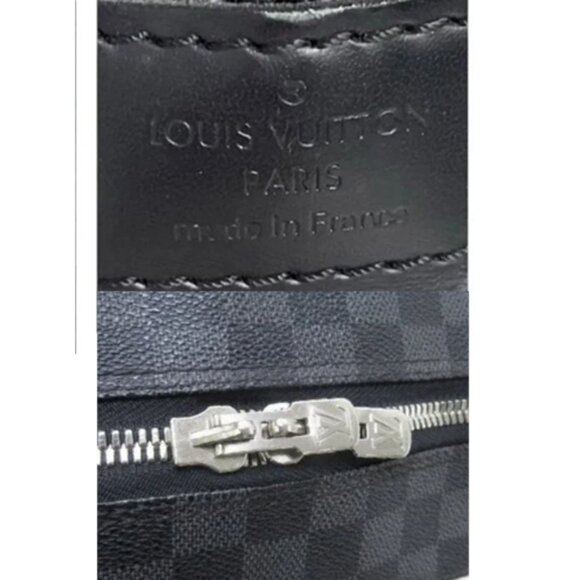Authentic Louis Vuitton Damier Graphite Porte Document Voyage Briefcase Mens - Picture 9 of 16